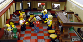 Illustration for article titled Shaun of the Dead Lego set recreates the Winchester